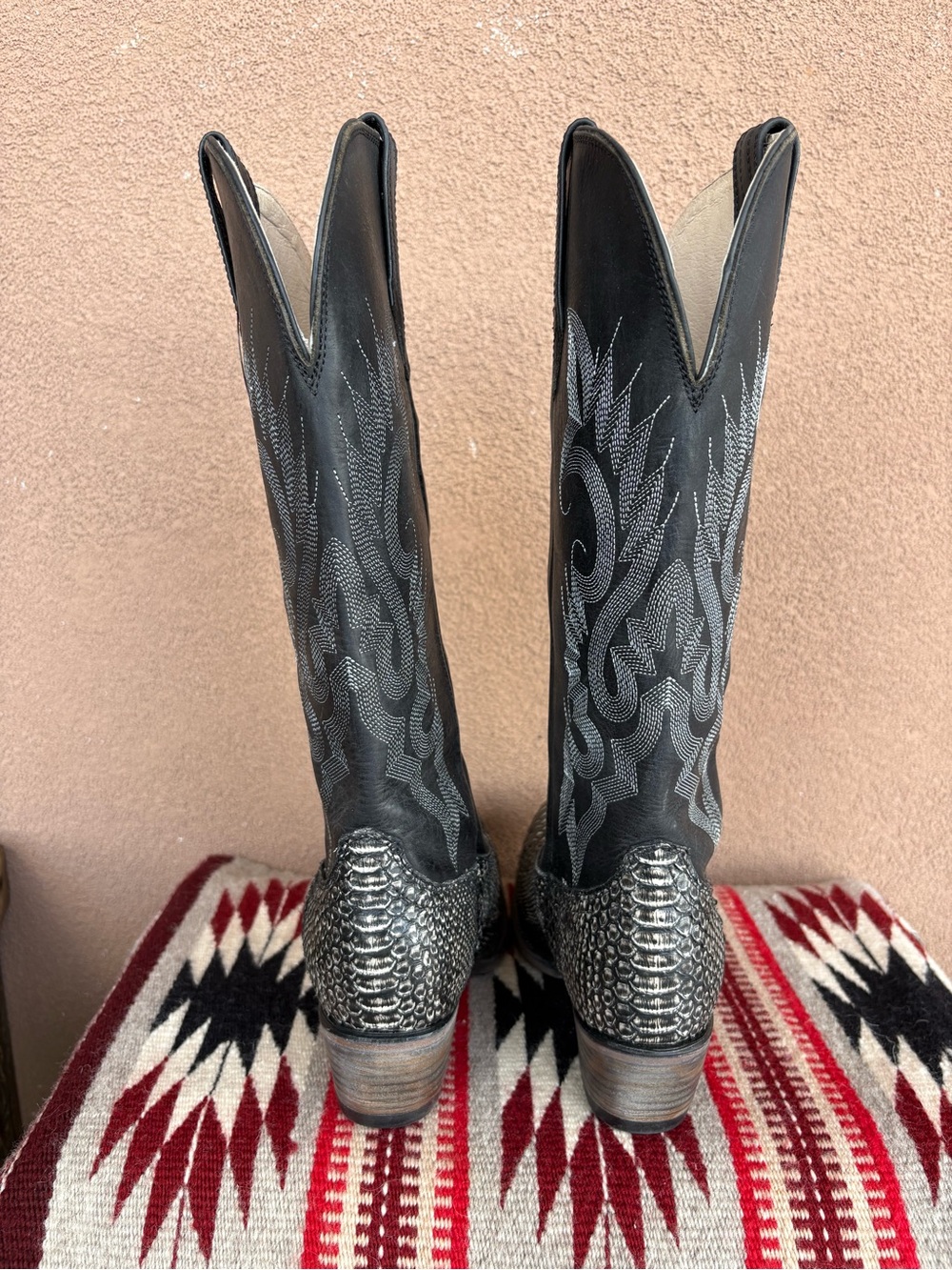 Freebird by Steven Black/Grey Python Western Boot - Picture 6 of 13